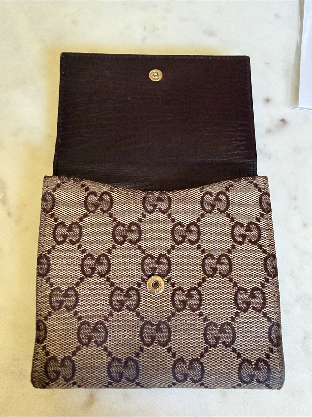 Gucci horsebit compact Monogram Canvas Wallet - Picture 5 of 14